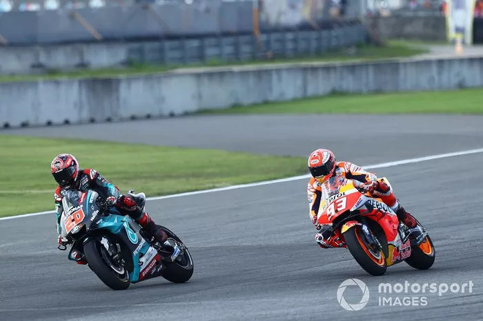 Fabio Quartararo, Petronas Yamaha SRT, Marc Marquez, Repsol Honda Team