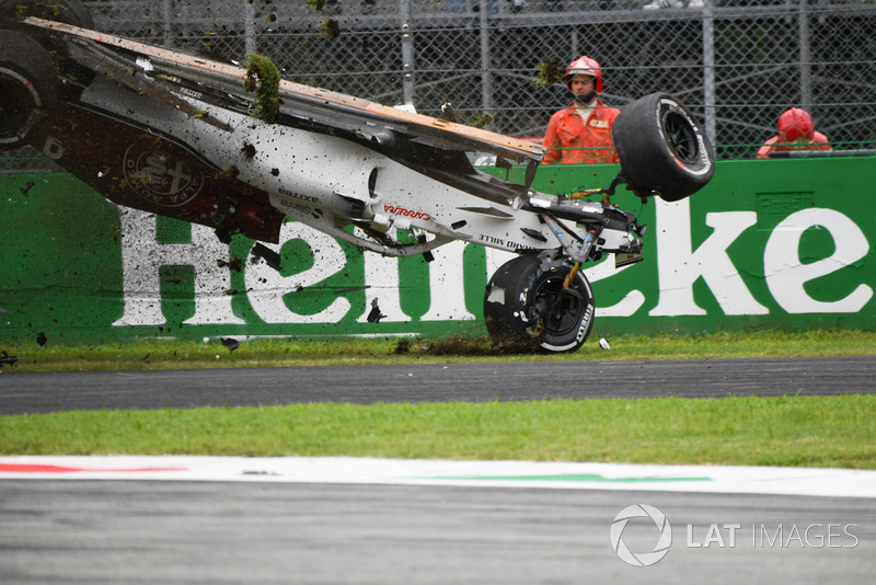 Marcus Ericsson, Sauber C37 - baleset