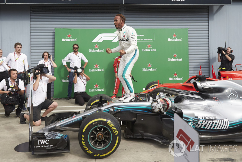 Lewis Hamilton győzelme az Olasz Nagydíjon