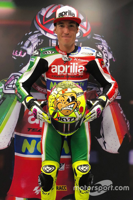 Il casco di Aleix Espargaro, Aprilia Racing Team Gresini