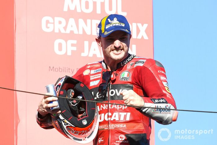 Podio: ganador Jack Miller, Ducati Team