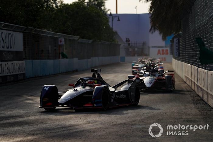 Robin Frijns, Virgin Racing, Audi e-tron FE06 Edoardo Mortara, Venturi, EQ Silver Arrow 01 