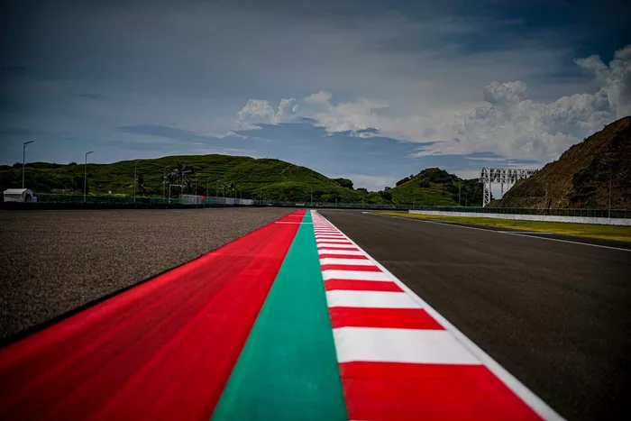 Aspectos de la pista de Mandalika