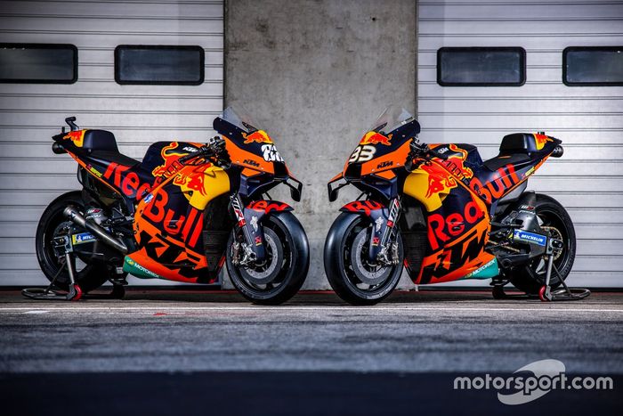 Motos de Miguel Oliveira, Red Bull KTM Factory Racing y Brad Binder, Red Bull KTM Factory Racing