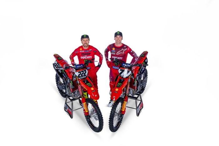 Tony Cairoli, Ducati Team e Alessandro Lupino, Ducati Team