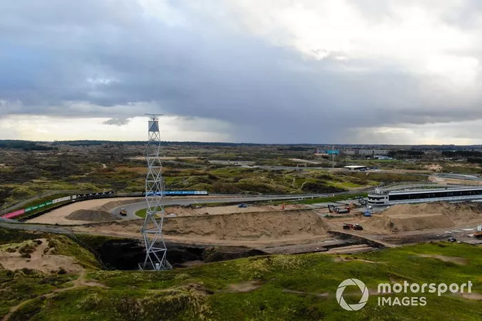 Les travaux sur le circuit de Zandvoort pour le Grand Prix des Pays-Bas
