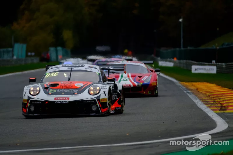 #56 Dinamic Motorsport Porsche 911 GT3-R: Andrea Rizzoli Adrien de Leener, Mikkel O. Pedersen, Cedric Sbirrazzuoli