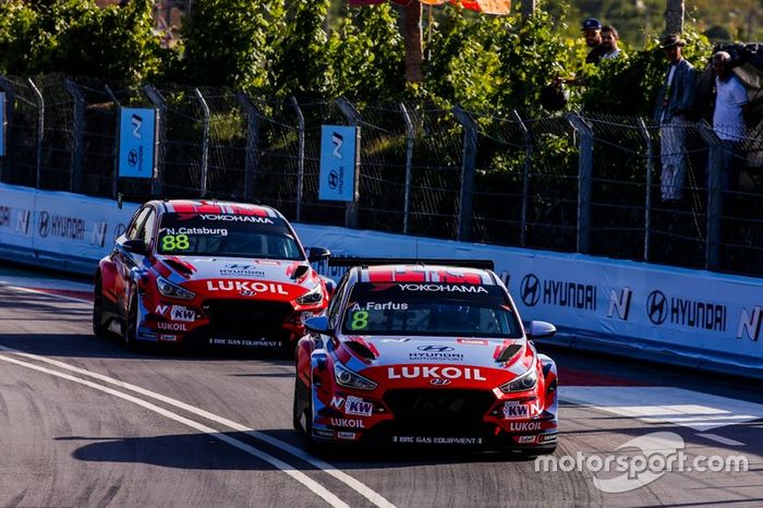 Augusto Farfus, BRC Hyundai N LUKOIL Racing Team Hyundai i30 N TCR, Nicky Catsburg, BRC Hyundai N LUKOIL Racing Team Hyundai i30 N TCR