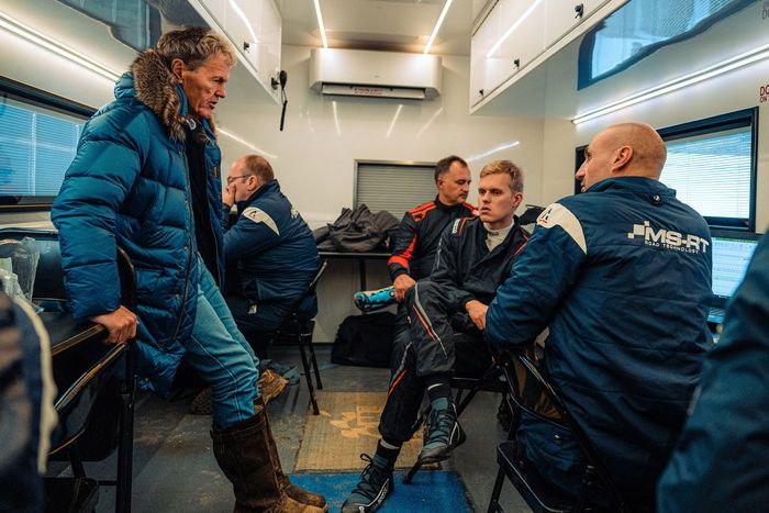 Ott Tänak, M-Sport with Malcolm Wilson, M-Sport Managing Director