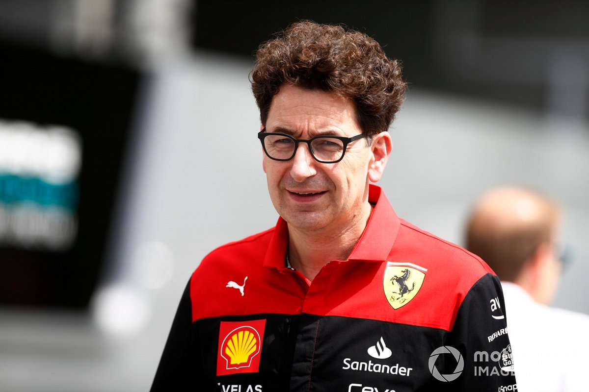 Mattia Binotto team principal of Ferrari