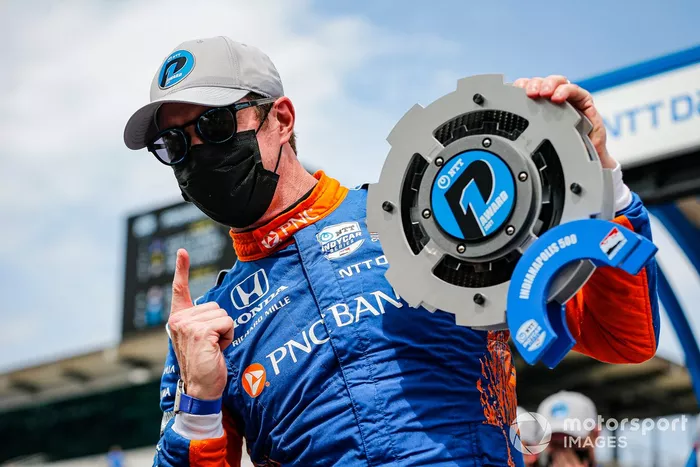 El poleman Scott Dixon, Chip Ganassi Racing Honda