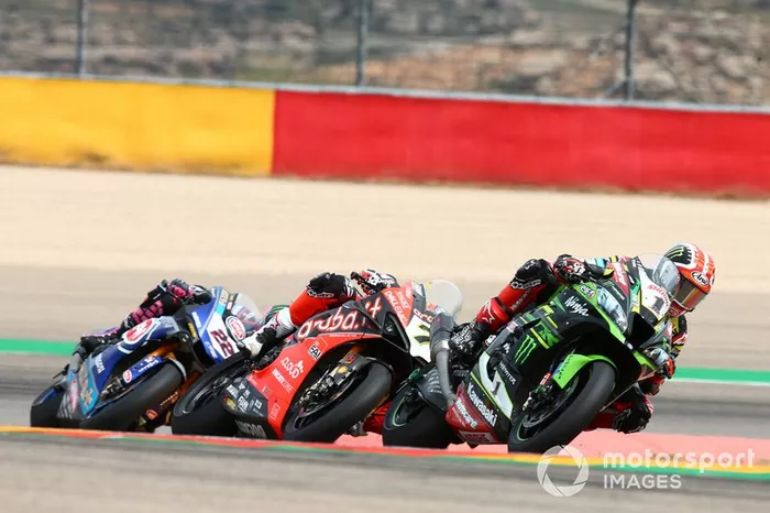 Jonathan Rea, Kawasaki Racing, Chaz Davies, Aruba.it Racing-Ducati Team