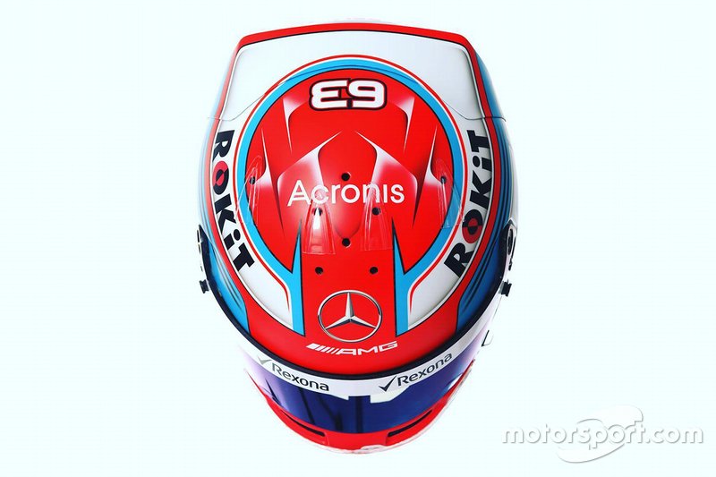 Il casco di George Russell, Williams
