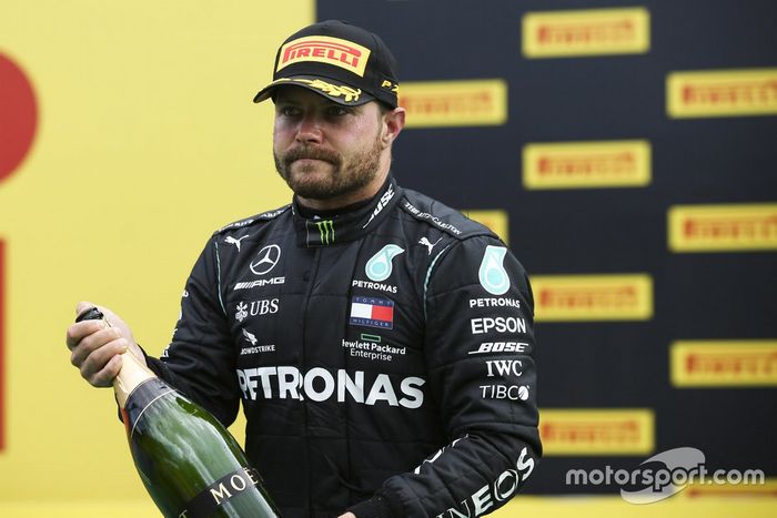 Podio: segundo lugar Valtteri Bottas, Mercedes-AMG Petronas F1