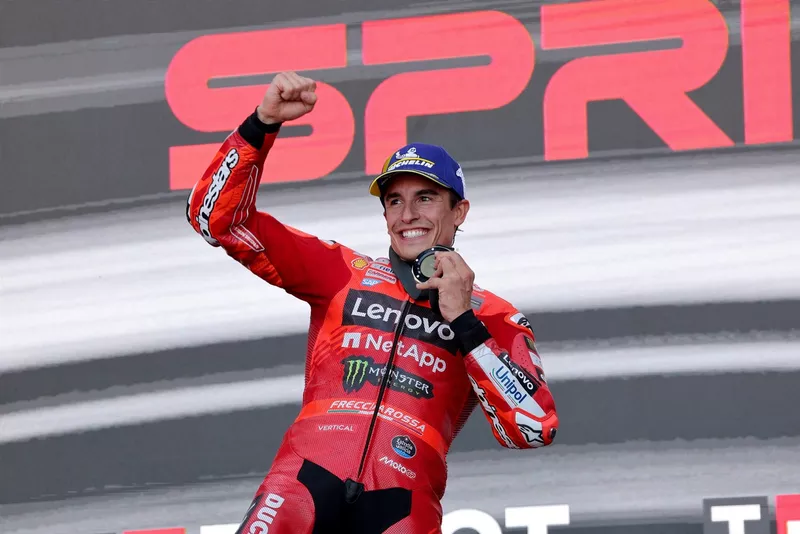Vainqueur de la course Marc Marquez, Ducati Team