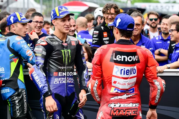 Fabio Quartararo, Yamaha Factory Racing, Marc Marquez, Ducati Team