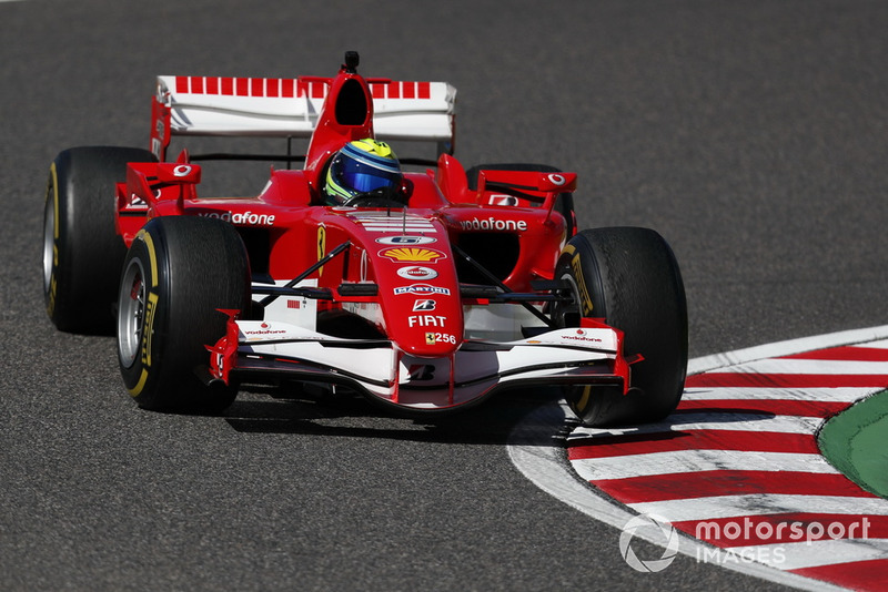 Felipe Massa, Ferrari lors des Legends F1 30th Anniversary Lap Demonstration