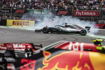 Lewis Hamilton, Mercedes-AMG F1 W09 EQ Power+ fête son titre