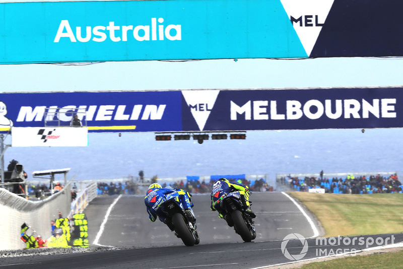 Валентино Россі, Yamaha Factory Racing, Андреа Янноне, Team Suzuki MotoGP