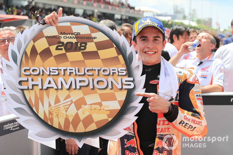 Il Vincitore della gara Marc Marquez, Repsol Honda Team