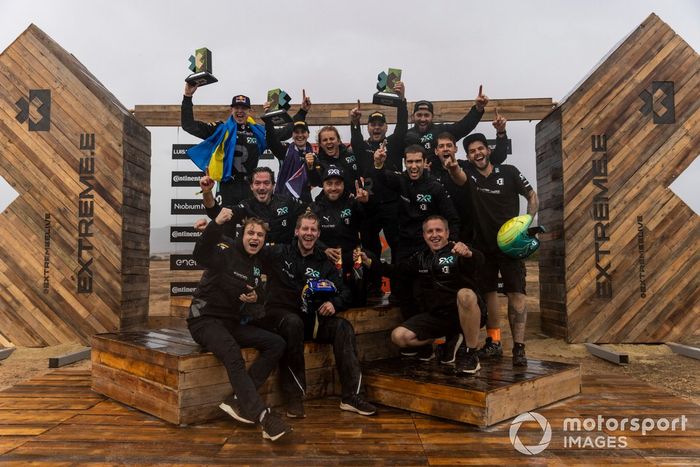 Molly Taylor, Johan Kristoffersson, Rosberg X Racing, 1ª posición, Nico Rosberg, fundador y CEO, Rosberg X Racing 