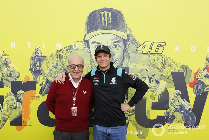 Valentino Rossi, Petronas Yamaha SRT, Carmelo Ezpeleta, CEO de Dorna Sports