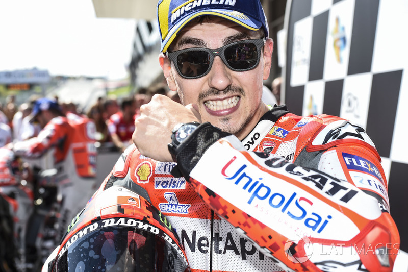 Переможець гонки Хорхе Лоренсо, Ducati Team