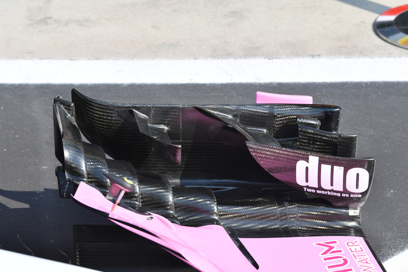 Racing Point Force India VJM11 front wing detail