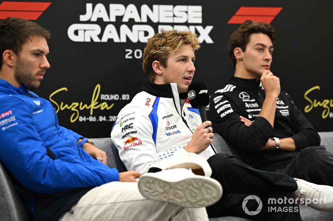 Liam Lawson, Racing Bulls, George Russell, Mercedes, Pierre Gasly, Alpine