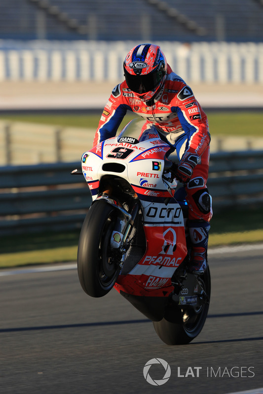 <b>Danilo Petrucci</b>, Pramac Racing at Pruebas en Valencia noviembre ...