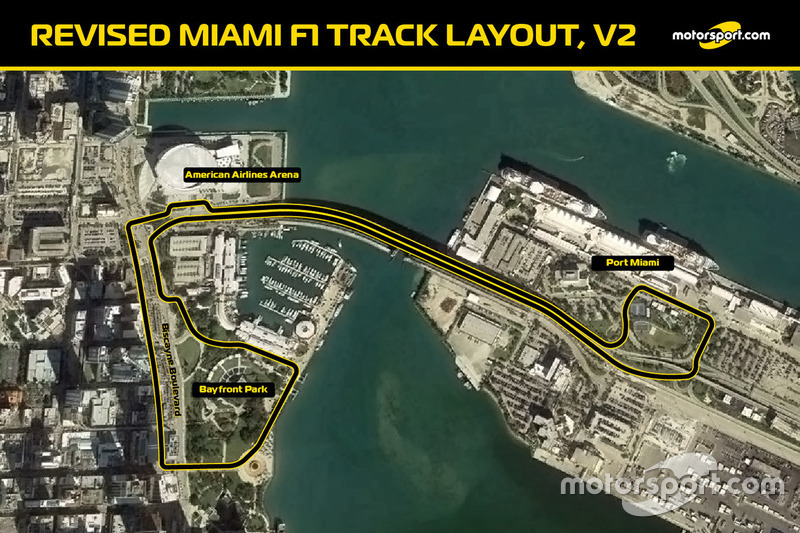 Versi terbaru layout GP Miami