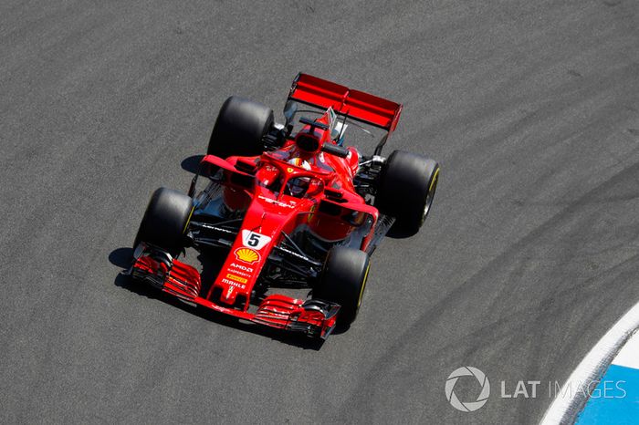 Sebastian Vettel, Ferrari SF71H.