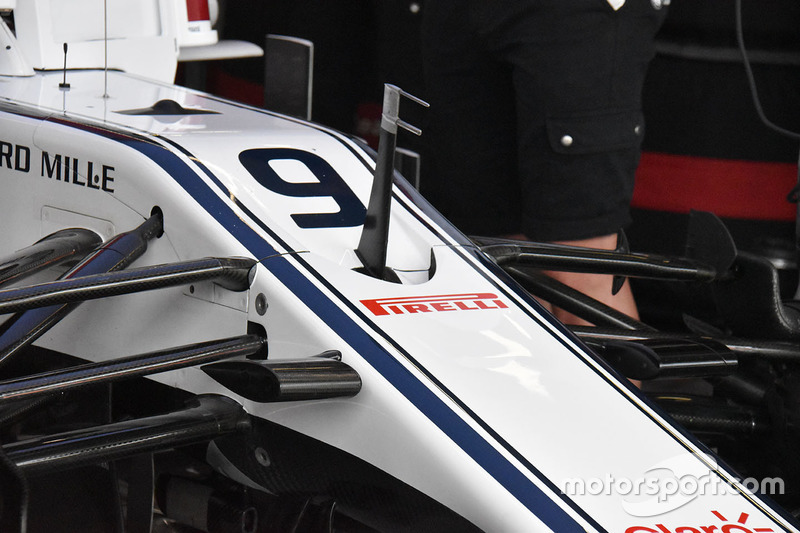 Sauber C37 front detail