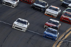 Tyler Reddick, JR Motorsports, BurgerFi Chevrolet Camaro takes the checkred flag