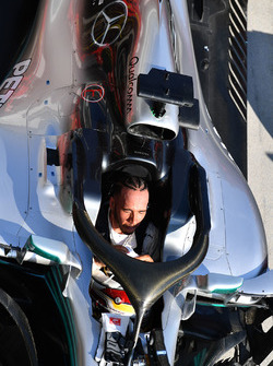 Lewis Hamilton, Mercedes-AMG F1 W09 celebrates in parc ferme