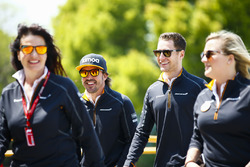 Fernando Alonso, McLaren, with Stoffel Vandoorne, McLaren
