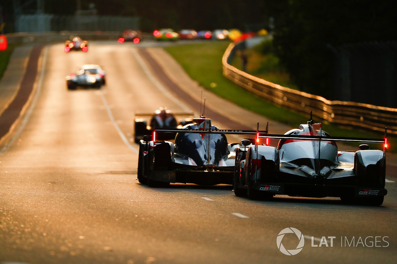 #7 Toyota Gazoo Racing Toyota TS050: Mike Conway, Kamui Kobayashi, Jose Maria Lopez 