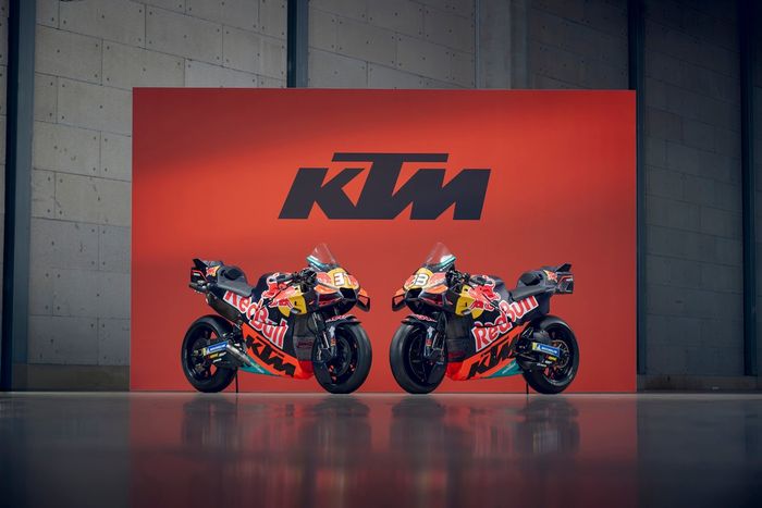 Colores del equipo Red Bull KTM Factory Racing