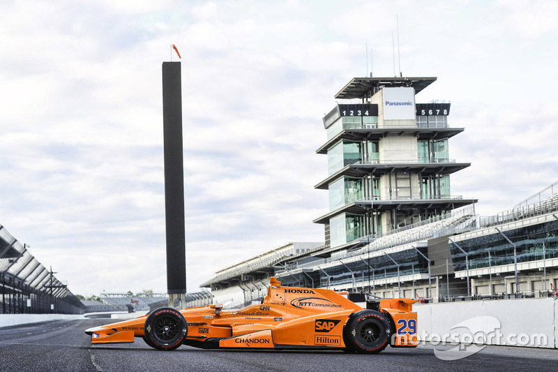 La voiture de Fernando Alonso, Andretti Autosport Honda