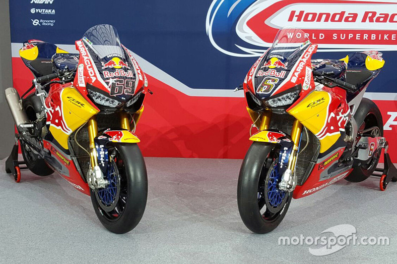 Motos de Nicky Hayden, Honda World Superbike Team, Stefan Bradl, Honda World Superbike Team