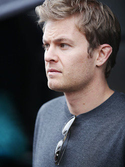 Nico Rosberg in der Boxengasse