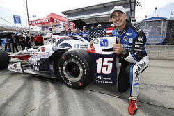 Polesitter Graham Rahal, Rahal Letterman Lanigan Racing Honda