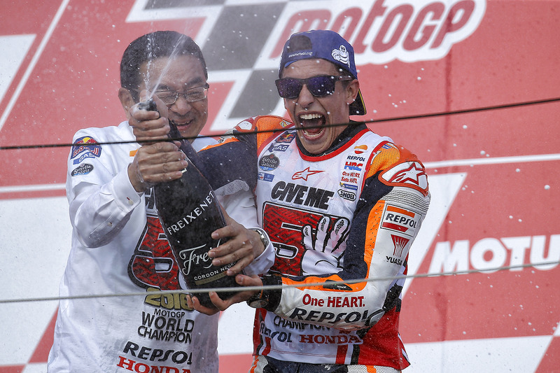 Podium: Ganador, Marc Márquez, Repsol Honda Team