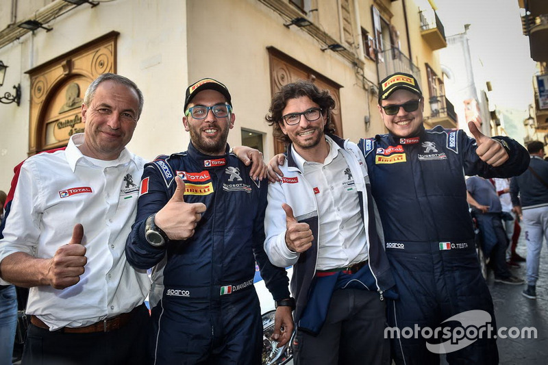 (da sx a dx) Fabrizio Fabbri, Giuseppe Testa, Eugenio Franzetti e Daniele Mangiarott