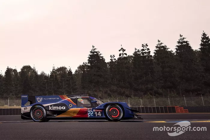 #14 FA/RB Allinsports Oreca 07 LMP2: Fernando Alonso, Rubens Barrichello, Olli Pahkala, Jarl Teien