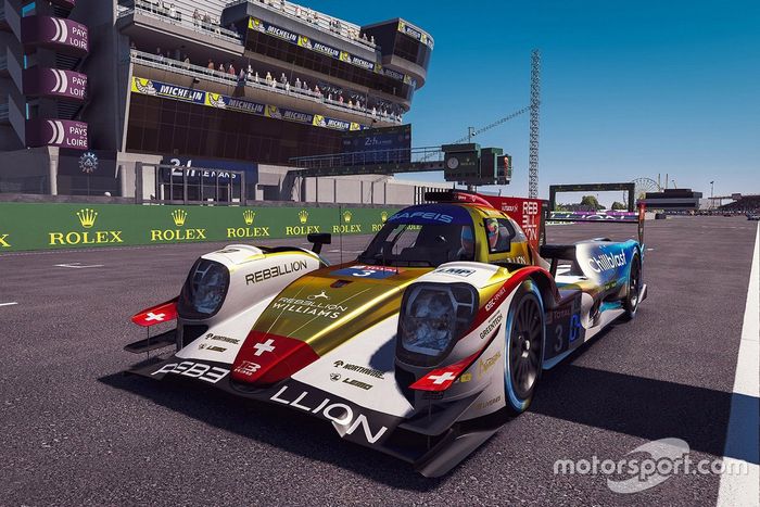 #3 Rebellion Williams Esport Oreca 07 LMP2: Yifei Ye, Arthur Rougier, Isaac Price, Jack Keithley