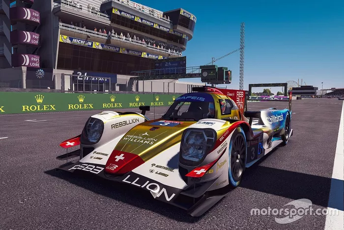 #3 Rebellion Williams Esport Oreca 07 LMP2: Yifei Ye, Arthur Rougier, Isaac Price, Jack Keithley