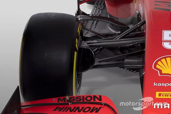 Ferrari SF1000 Detalle de la suspensión  