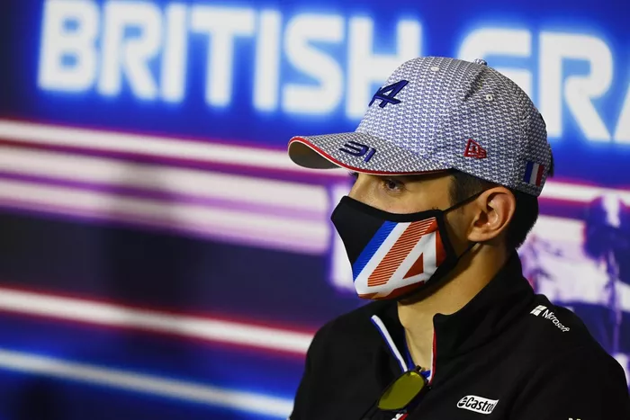 Esteban Ocon, Alpine F1, in the press conference