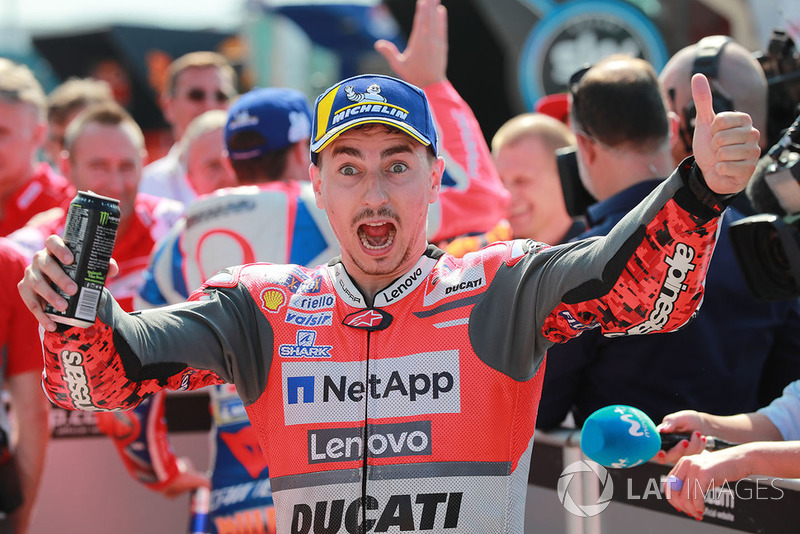 Poleman Jorge Lorenzo, Ducati Team